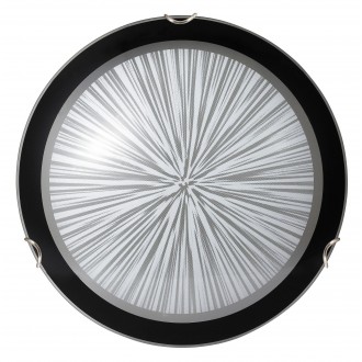 RABALUX 1857 | Sphere Rabalux zidna, stropne svjetiljke svjetiljka 1x E27 šare, crno, bijelo