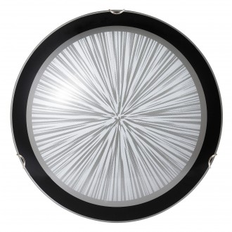 RABALUX 1858 | Sphere Rabalux zidna, stropne svjetiljke svjetiljka 2x E27 šare, crno, bijelo
