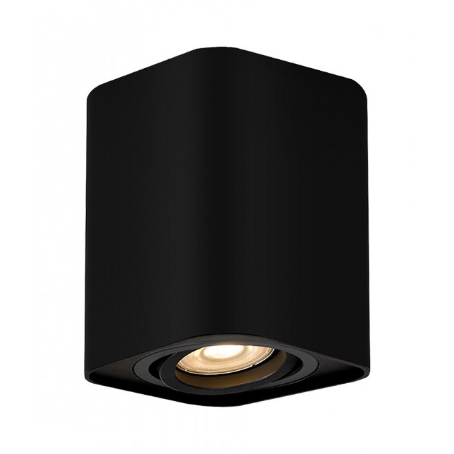 RABALUX 2049 | Kobald Rabalux stropne svjetiljke svjetiljka pomjerljivo 1x GU10 crno mat