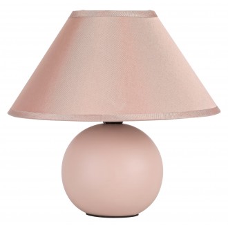 RABALUX 2145 | Ariel Rabalux stolna svjetiljka 19cm sa prekidačem na kablu 1x E14 ružičasto