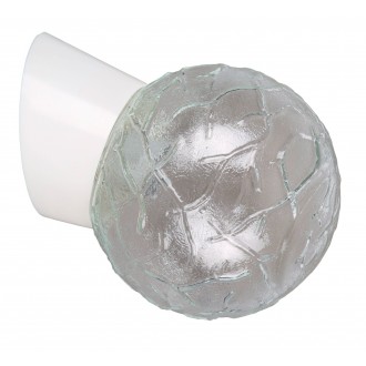 RABALUX 2432 | GraceR Rabalux zidna svjetiljka 1x E27 bijelo, prozirna