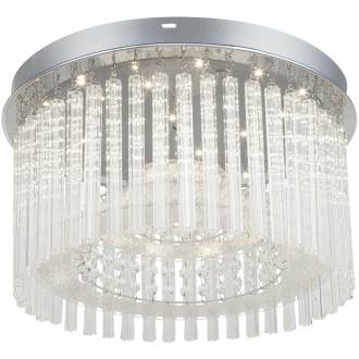 RABALUX 2449 | Danielle Rabalux stropne svjetiljke svjetiljka 1x LED 1500lm 4000K krom, prozirno