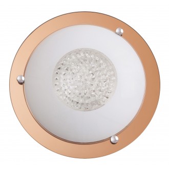 RABALUX 2466 | Patricia Rabalux stropne svjetiljke svjetiljka 2x E27 ružičastozlatno, bijelo, prozirno