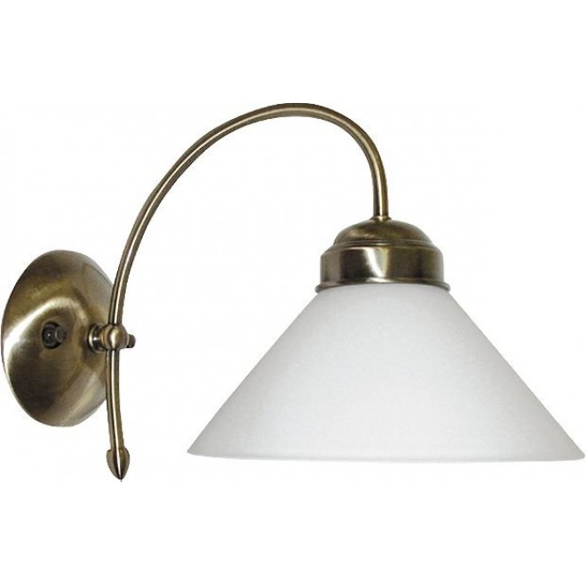 RABALUX 2701 | Marian Rabalux zidna svjetiljka 1x E27 bronca, bijelo