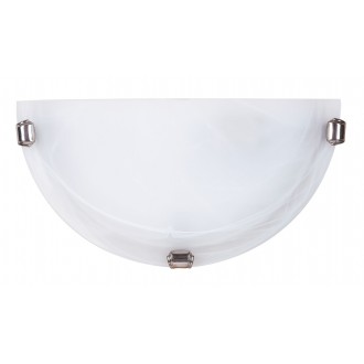 RABALUX 3002 | Alabastro1 Rabalux zidna svjetiljka 1x E27 bijelo, krom, alabaster