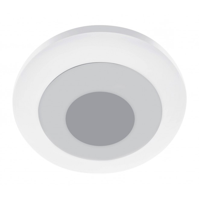 RABALUX 3015 | CalvinR Rabalux stropne svjetiljke svjetiljka okrugli daljinski upravljač jačina svjetlosti se može podešavati, sa podešavanjem temperature boje, promjenjive boje, timer, noćno svjetlo 1x LED 3200lm + 1x LED 3000 <-> 6000K bijelo