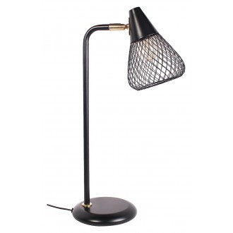 RABALUX 3181 | Fanny_RA Rabalux stolna svjetiljka 46cm sa prekidačem na kablu elementi koji se mogu okretati 1x E14 sivo, ružičastozlatno