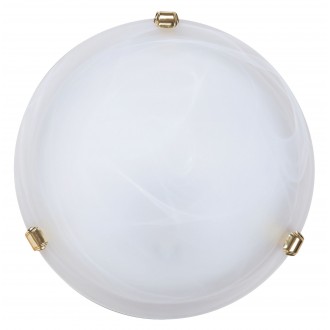 RABALUX 3201 | Alabastro1 Rabalux zidna, stropne svjetiljke svjetiljka 1x E27 bijelo, mesing, alabaster