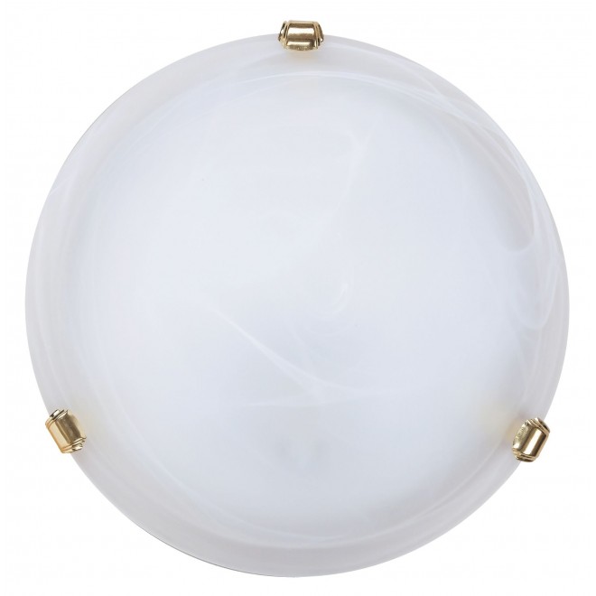 RABALUX 3201 | Alabastro1 Rabalux zidna, stropne svjetiljke svjetiljka 1x E27 bijelo, mesing, alabaster