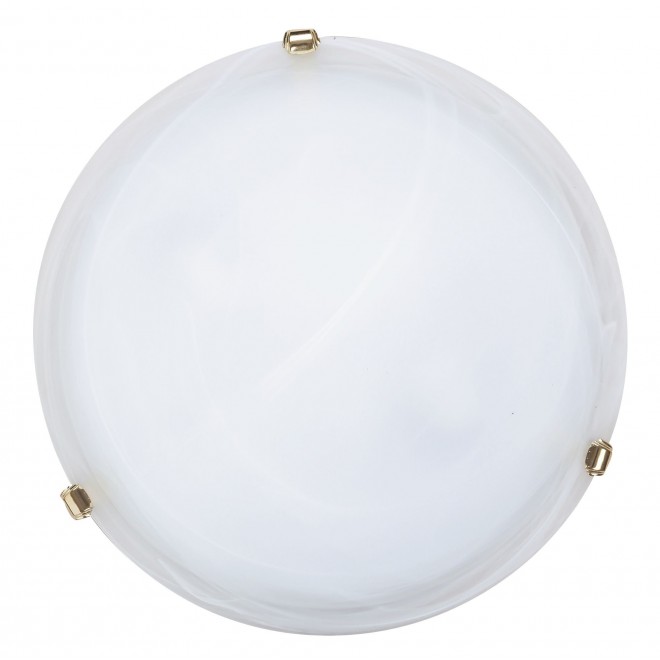 RABALUX 3301 | Alabastro1 Rabalux zidna, stropne svjetiljke svjetiljka 1x E27 bijelo, mesing, alabaster