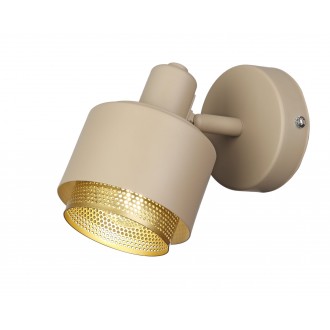 RABALUX 3547 | Fedora Rabalux spot svjetiljka elementi koji se mogu okretati 1x E14 smeđe, zlatno