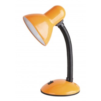 RABALUX 4171 | Dylan Rabalux stolna svjetiljka 34,5cm s prekidačem fleksibilna 1x E27 narančasto, crno, bijelo