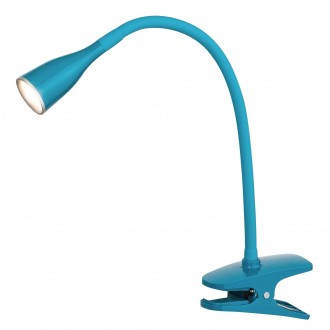 RABALUX 4195 | Jeff Rabalux svjetiljke sa štipaljkama svjetiljka s prekidačem fleksibilna 1x LED 330lm 3000K plavo