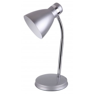 RABALUX 4206 | Patric Rabalux stolna svjetiljka 32cm sa prekidačem na kablu fleksibilna 1x E14 srebrno, krom