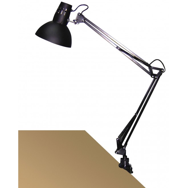 RABALUX 4215 | Arno Rabalux sa navojem svjetiljka sa prekidačem na kablu elementi koji se mogu okretati 1x E27 crno