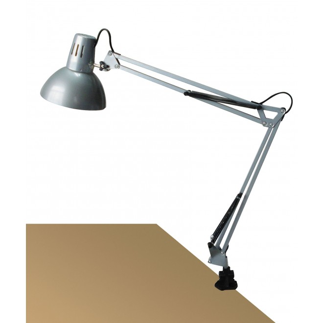 RABALUX 4216 | Arno Rabalux sa navojem svjetiljka sa prekidačem na kablu elementi koji se mogu okretati 1x E27 srebrno