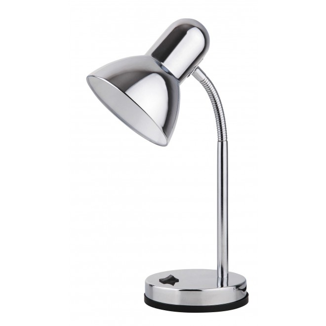 RABALUX 4255 | Clark Rabalux stolna svjetiljka 33cm s prekidačem fleksibilna 1x E27 krom