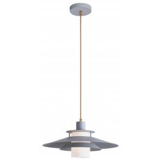 RABALUX 4313 | Cameron-RA Rabalux visilice svjetiljka 1x E27 sivo, zlatno, bijelo