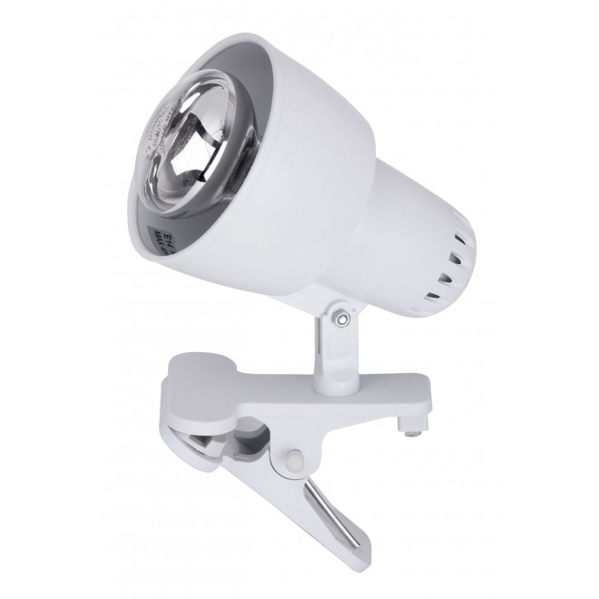 RABALUX 4356 | ClipR Rabalux svjetiljke sa štipaljkama svjetiljka sa prekidačem na kablu elementi koji se mogu okretati 1x E14-R50 bijelo