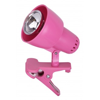 RABALUX 4359 | ClipR Rabalux svjetiljke sa štipaljkama svjetiljka sa prekidačem na kablu elementi koji se mogu okretati 1x E14 / R50 ružičasto