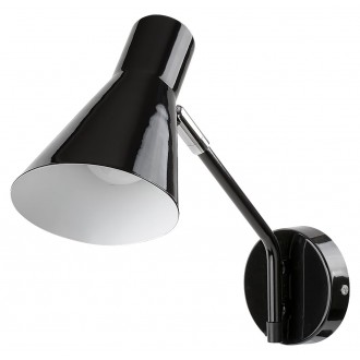 RABALUX 4504 | Alfons Rabalux spot svjetiljka sa prekidačem na kablu elementi koji se mogu okretati, sa kablom i vilastim utikačem 1x E27 crno, krom, bijelo