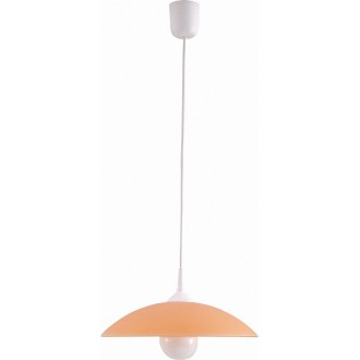 RABALUX 4613 | Cupola-range Rabalux visilice svjetiljka 1x E27 narančasto, bijelo