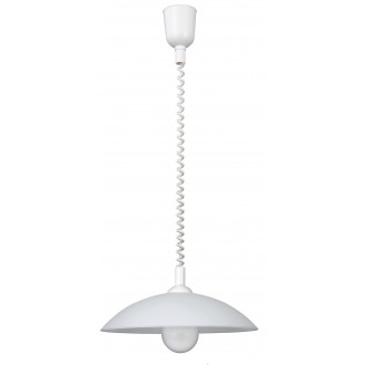 RABALUX 4780 | Round Rabalux visilice svjetiljka s podešavanjem visine 1x E27 bijelo