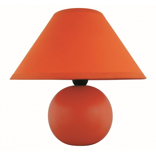 RABALUX 4904 | Ariel Rabalux stolna svjetiljka 19cm sa prekidačem na kablu 1x E14 narančasto