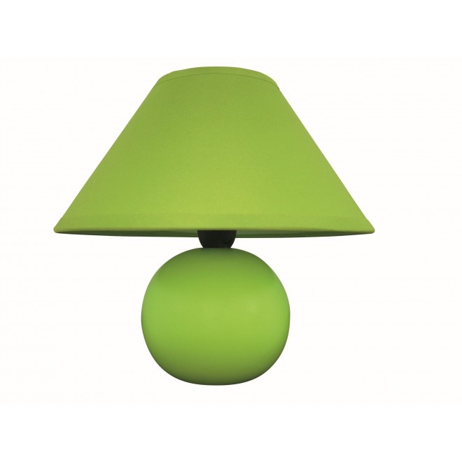 RABALUX 4907 | Ariel Rabalux stolna svjetiljka 19cm sa prekidačem na kablu 1x E14 zeleno