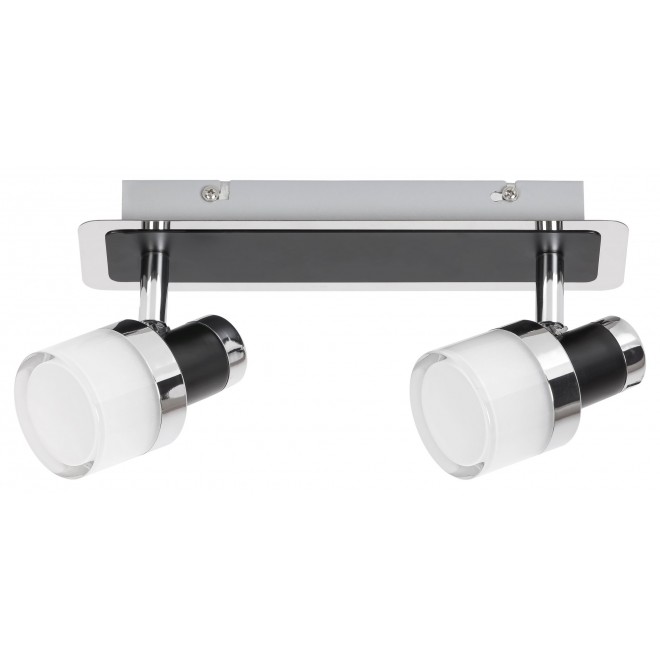 RABALUX 5022 | Harold Rabalux spot svjetiljka elementi koji se mogu okretati 1x LED 800lm 4000K IP44 krom, crno, opal