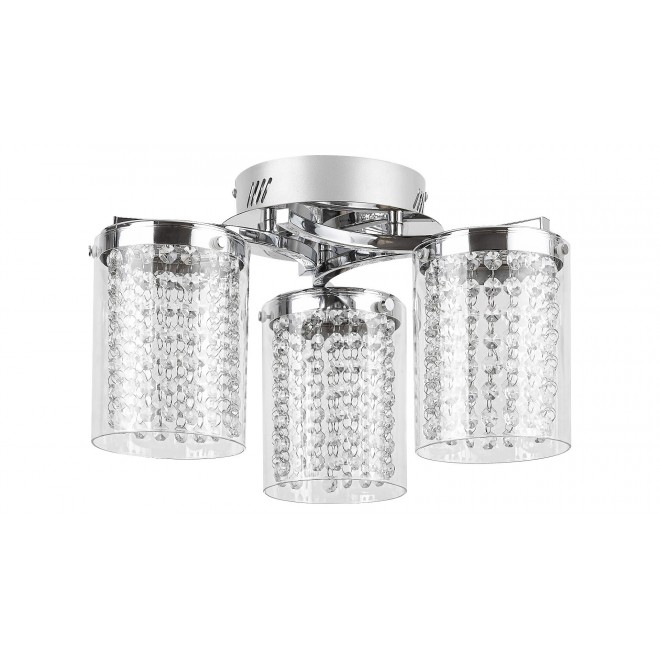 RABALUX 5042 | Astrella Rabalux stropne svjetiljke svjetiljka 1x LED 1350lm 4000K krom, prozirno, kristal
