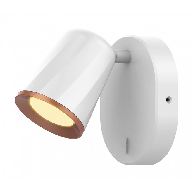 RABALUX 5045 | Solange Rabalux spot svjetiljka s prekidačem elementi koji se mogu okretati 1x LED 380lm 3000K bijelo, zlatno