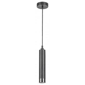 RABALUX 5076 | Zircon Rabalux visilice svjetiljka 1x GU10 crno, srebrno