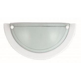 RABALUX 5161 | Ufo3 Rabalux zidna svjetiljka 1x E27 bijelo, opal