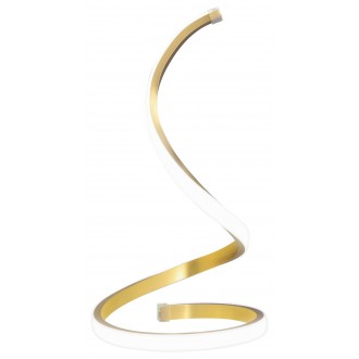 RABALUX 5470 | Anais-RA Rabalux stolna svjetiljka 35cm sa prekidačem na kablu 1x LED 200lm 4000K zlatno, bijelo