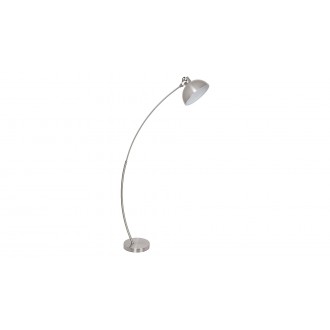 RABALUX 5593 | Otto-RA Rabalux podna svjetiljka 158cm sa prekidačem na kablu elementi koji se mogu okretati 1x E27 krom saten, bijelo