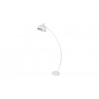 RABALUX 5594 | Otto-RA Rabalux podna svjetiljka 158cm sa prekidačem na kablu elementi koji se mogu okretati 1x E27 bijelo mat, antik srebrna