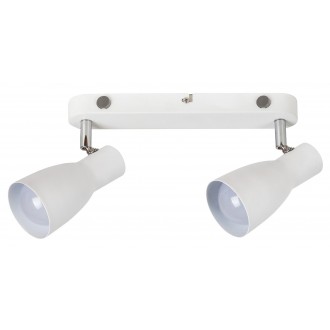 RABALUX 6027 | Ebony Rabalux spot svjetiljka dva prekidača elementi koji se mogu okretati 2x E27 bijelo