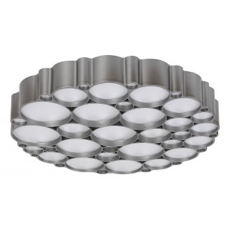 RABALUX 6039 | Andela Rabalux visilice svjetiljka okrugli s impulsnim prekidačem jačina svjetlosti se može podešavati 1x LED 2956lm 4000K srebrno, bijelo