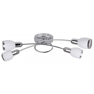 RABALUX 6063 | Elite Rabalux stropne svjetiljke svjetiljka 4x E14 krom, bijelo