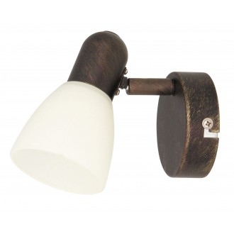RABALUX 6591 | Soma1 Rabalux spot svjetiljka elementi koji se mogu okretati 1x E14 braon antik, krem