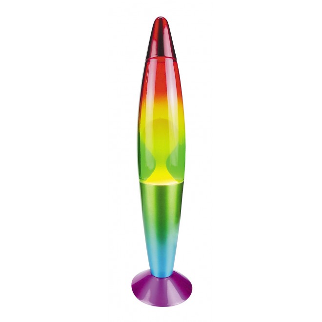 RABALUX 7011 | Lollipop-Rainbow Rabalux dekoracija lava svjetiljke sa prekidačem na kablu 1x E14-G45 višebojno