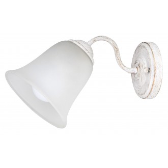 RABALUX 7259 | FabiolaR Rabalux zidna svjetiljka 1x E27 antik bijela, opal