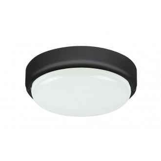RABALUX 7407 | Hort Rabalux zidna, stropne svjetiljke svjetiljka okrugli 1x LED 1100lm 4000K IP54 IK06 crno, bijelo