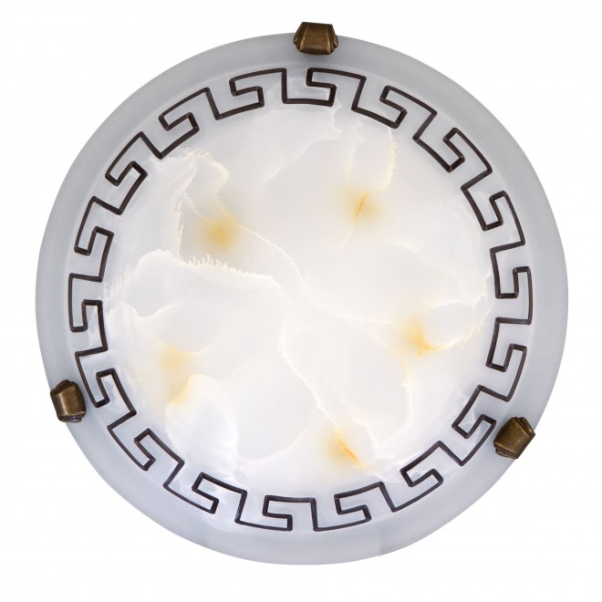 RABALUX 7648 | Etrusco Rabalux zidna, stropne svjetiljke svjetiljka 1x E27 bronca, smeđe, bijelo