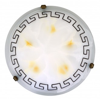 RABALUX 7649 | Etrusco Rabalux zidna, stropne svjetiljke svjetiljka 2x E27 bronca, smeđe, bijelo