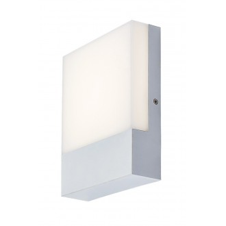 RABALUX 77098 | Gimone Rabalux zidna svjetiljka 1x LED 660lm 4000K IP44 bijelo, opal