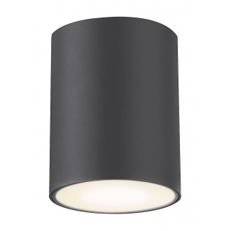 RABALUX 7819 | Zombor Rabalux stropne svjetiljke svjetiljka okrugli 1x GU10 IP54 antracit, opal