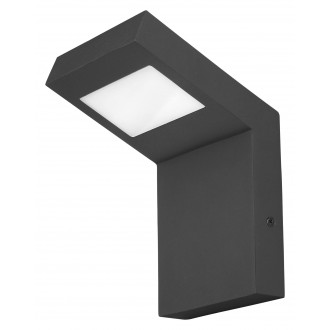 RABALUX 7925 | Lima-RA Rabalux zidna svjetiljka 1x LED 600lm 3000K IP44 crno mat, bijelo