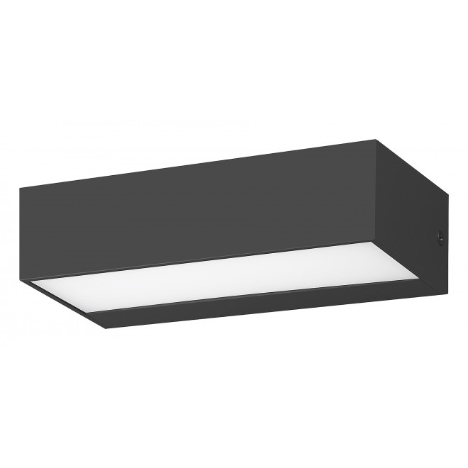 RABALUX 7935 | Halden-RA Rabalux zidna svjetiljka 1x LED 640lm 4000K IP65 crno, bijelo